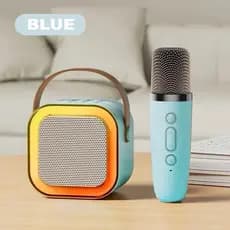 K12 Caixa De Som Com Microfones Bluetooth Karaokê Brincadeiras