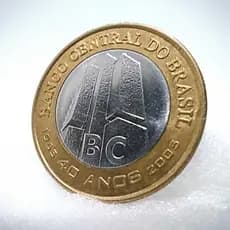 MOEDA BC 40 ANOS - ENVIO EPXRESSO!