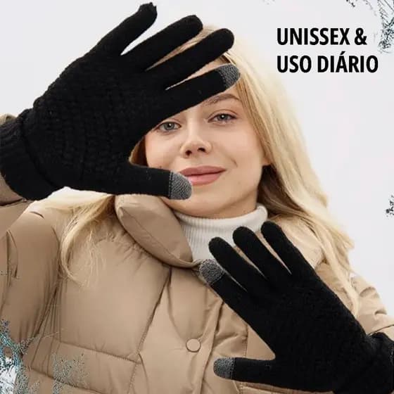 Warm Touch Screen Winter Glove Moves Cell Phone