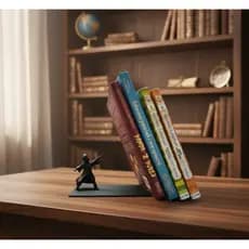Suporte de Livros Harry Potter Organizador Estante Geek Premium