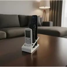 Suporte Organizador Triplo Para Controle Remoto Mesa Premium