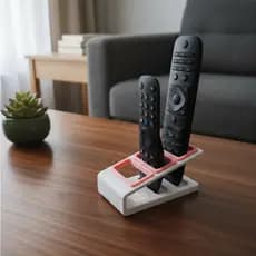Suporte Organizador Triplo Para Controle Remoto Mesa Premium