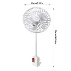 Ventilador de Tomada de Parede, Economia de Energia com Tampa de Segurança, Ventilador Portátil com Plugue EU, Baixo Ruí