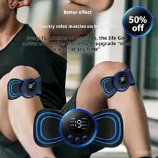 Adesivo de massagem para todo o corpo com sequência de impulsos, o adesivo de massagem inteligente é recarregável. J9ZX