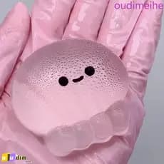 Bola De Cristal OUDIMEIHE TPR , Brinquedo De Pinça De Água De Esfera Transparente Apertar Bolha De Acne