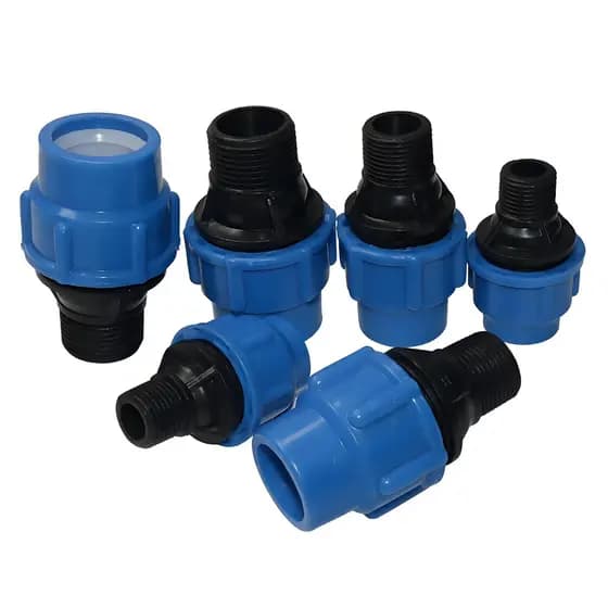 2 Pçs 20/25/32mm Tubo PE Conector Rápido Divisor De Água Válvula De Esfera De Plástico Acoplador Irrigação Agrícola Aces