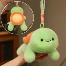 Pingente De Tartaruga De Pelúcia TEVO , Chaveiro Uva De Desenho Animado De Melancia Boneca Verde Laranja Animal