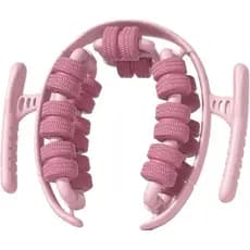 Massageador de pernas com 28 rodas, rolo circular para massagem de pernas, massageador de panturrilhas para embelezament