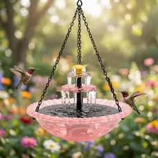 Suspensa Solar para Banheira, Banheira Suspensa Aprimorada com Água Corrente, Solar Decorativa para Jardim,