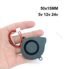 Ventilador De Refrigeração 50MM DC 5v 12v 24V 5015 Turbo Radial 50x15MM Para Acessórios De Impressora 3D 50MM Sem Escova