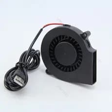5V USB DC 7.5cm 7515 75x75x15mm 75x15mm Ventilador turbo De Ar De Refrigeração Portátil Para Churrasco Com Velocidade Ac