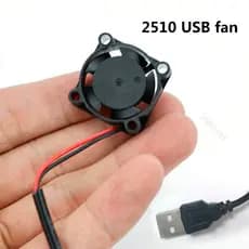 2.5cm DC 5V Ventilador USB 2510 PC Computador Caso Refrigerador 25mm DC5V Ventiladores De Refrigeração Sem Escova Para R