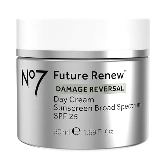No7 Future Renew Damage Reversal Face com FPS 25 - Hidratante Facial Antienvelhecimento com Benefícios Firmadores - Form