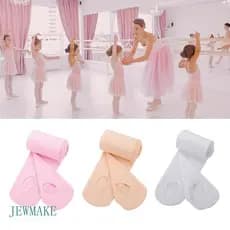 Meias-Calças Balé Veludo Para Meninas Dança Conversível Opacas Leggings