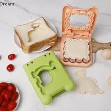 < Dream > Selador De Sanduíche Fácil-Cortador Redondo Para Lancheiras Infantis Idéias Sanduicheiras 2 Em 1 Almoços Escol