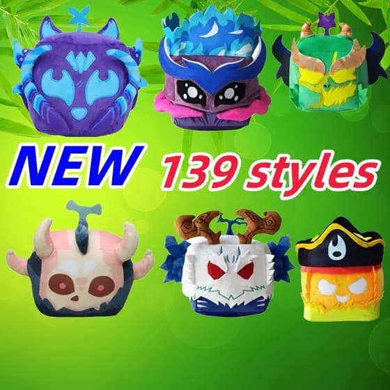 ✨ Brinquedo De Pelúcia Blox Fruits Kitsune Boneca Frutas Dragão Mamute Raposa Caixa Plushie Jogo Periféricos Macio Bebê