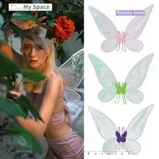 MY Dress-Up Wings Party Favor Halloween Adereços Borboleta