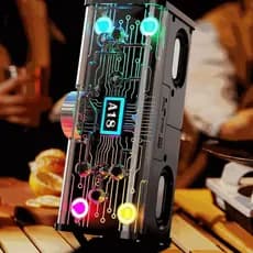 Luz ambiente de áudio Bluetooth de áudio duplo de venda quente transfronteiriça HM-A18