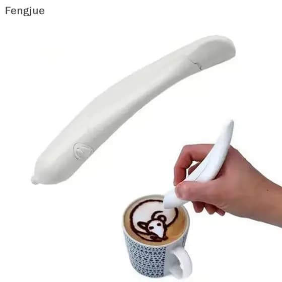 Fengjue Caneta De Café Elétrica Especiarias Latte Leite Arte Para Bolo Decoração Desenhar Em Barista Ferramentas Barra S