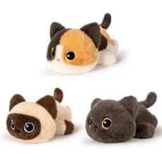JAMXUN Macio Dos Desenhos Animados Gato Brinquedos De Pelúcia Animais Bonitos Gatinho Siamês Adorável Boneca Pingente Ch