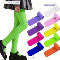 MY Meia-Calça Infantil , Leggings Infantis Finas De Cor Doce , Respirável E Extensível Para Dança De Balé