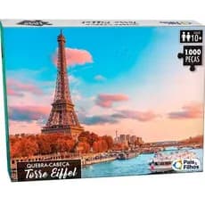 Quebra Cabeça Puzzle 1000 Peças Paris Torre Eiffel Original Lacrado