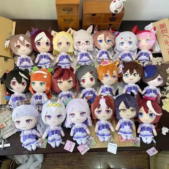 Genuíno-15cm Pretty Derby Boneca De Pelúcia Silêncio Suzuka Semana Especial Tamamo Cruz Biwa Hayahide Narita Taishin Plu
