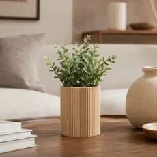 Porta-Trecos Decorativo Multiuso Porta-Escova de Porta-Lápis Canetas Pincéis Talheres Mini Vaso Mesa e Penteadeira