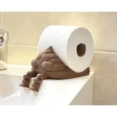 Suporte Papel Higiênico Divertido Cocô Porta Rolo Decorativo Criativo Banheiro