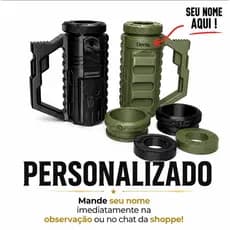 Porta Garrafa long neck e Lata 350ml slim 3D - Tático 3 em 1 com Abridor| Suporte Estilo Militar Resistente /Não térmico