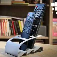 Suporte Moderno para Controle Remoto | Organizador de Parede Elegante e Prático para Sala, Quarto e Escritório