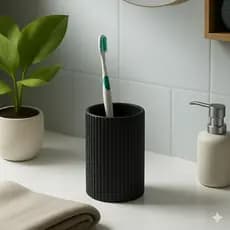 Porta Escovas Com Design Minimalista Para Organização do Banheiro