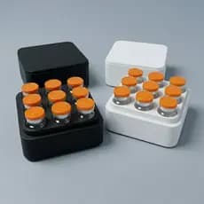 Caixa Porta Ampola 3ml a 5ml Case Organizadora 9 Porta Frascos Ampolas Para TG e Lipoless