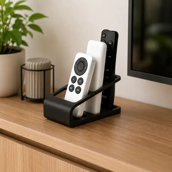 Suporte Organizador para Controles Remotos | Porta Controle Moderno Decorativo
