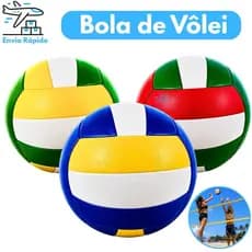 Bola de Vôlei Oficial Nº 5 Profissional Alta Qualidade, Resistente Ideal para Quadra, Praia, Treinos e Jogos