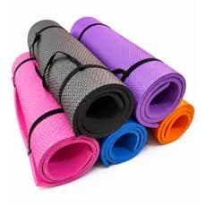 Tapete Com Alça Colchonete Yoga, Pilates, Fitness, Eva texturizado 1,00 x 50 10mm Cores