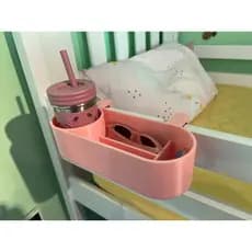 Organizador de Grade de Cama Berço Porta Objetos Lateral