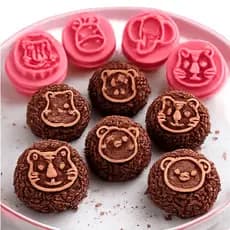 Kit Carimbo para brigadeiro Tema Safari