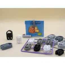 Kit 6 Clipe Vedador de Sacos 3D– Prático, Reutilizável e Essencial na Cozinha!