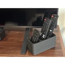 Organizador de Controle Remoto 3 Divisórias Porta Controle Mesa Sala Rack Multiuso