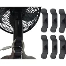 6x Organizador Adesivo De Fios para Eletrodomésticos | Suporte para Enrolar Cabos | Prático e Resistente |