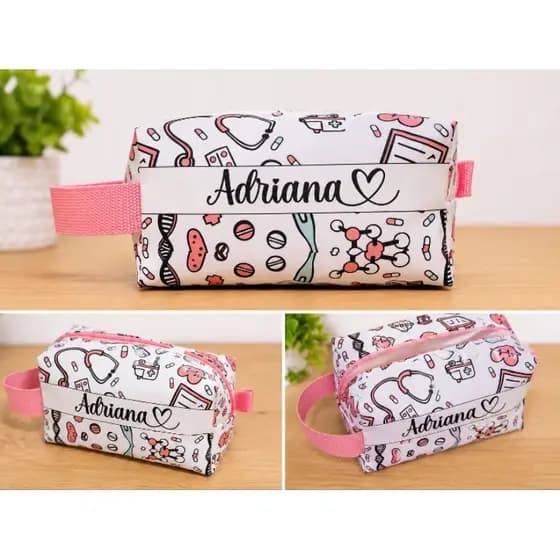 Necessaire Box Enfermagem Personalizada Com nomes