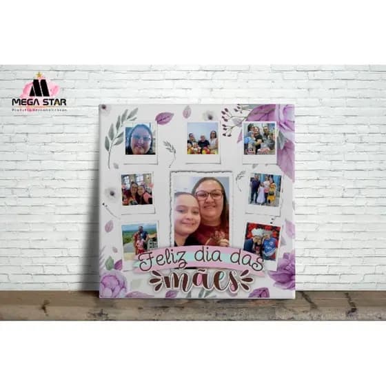Azulejo Dia das Mães Personalizados com fotos/Quadro Dia Das Maes