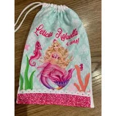 Saquinho de Doces personalizado com nome Barbie Sereia