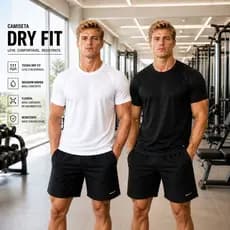 Camiseta Masculina Dry Fiti Premium Academia Corrida Esportes Fitness Secagem Rapida Respiravel