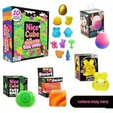 Pacote de Brinquedos Squishy Estilo Páscoa - Embalagem Original de Varejo - Bolas Sensoriais Antiestresse para Crianças
