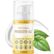 Creme Avançado Progesto-Life para Equilíbrio Hormonal Feminino da Nutrition |   Bioidêntico, Micronizado e Certificado p