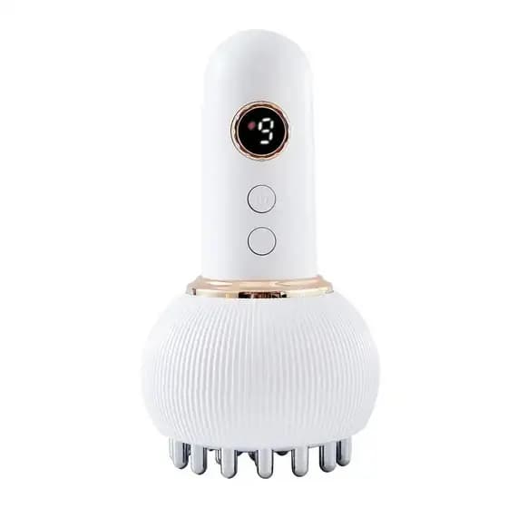 Massageador Corporal Portátil para Pernas e Abdômen - Ferramenta de Drenagem Linfática e Antinchaço com Calor e Vibração