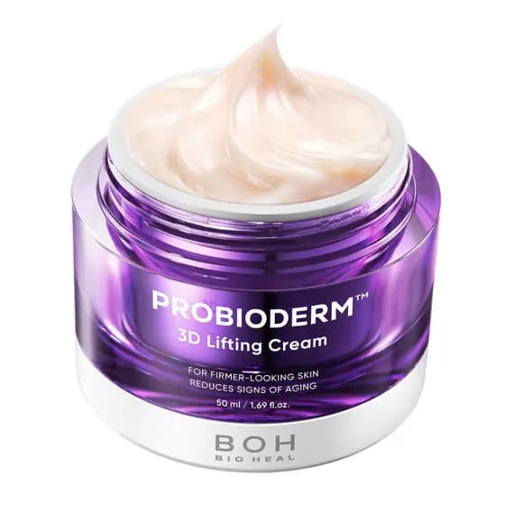 BIOHEAL BOH Probioderm Creme Lifting 3D 1,7 onças fluidas (aprox. 50,3 ml) |   Creme Noturno Facial Probiótico Anti-Enve