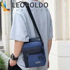Bolsa Quadrada De Nylon LEOPOLDO , Alça Ajustável Com Vários Compartimentos , De Grande Capacidade , Água Anti-Respingos